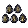Synthetic Blue Goldstone Pendants G-T122-73B-1