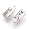 Tarnish Resistant 304 Stainless Steel Folding Crimp Ends STAS-P207-03P-C-2