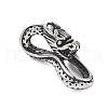 304 Stainless Steel Hook Clasps STAS-Z130-04AS-2