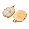 304 Stainless Steel Enamel Pendants STAS-U061-34G-A01-2