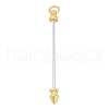 Alloy Bar Beadable Keychain for Jewelry Making DIY Crafts KEYC-A015-01G-1
