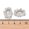 Brass Cabochon Settings KK-U074-02P-3