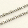 Tarnish Resistant 304 Stainless Steel Curb Chains CHS-Q001-21-1