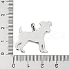 Non-Tarnish 304 Stainless Steel Pendants STAS-E205-12P-3