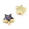 Rack Plating Brass Beads KK-Q020-03G-2