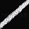 Glass Crystal Hotfix Rhinestone Trimming DIY-WH0343-87-3