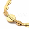 Ion Plating(IP) 304 Stainless Steel Snake Chain Bracelets BJEW-C035-06G-3