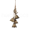 Iron Bell Pendant Decoration HJEW-JM02246-1
