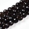 Natural Smoky Quartz Beads Strands G-T140-23C-1