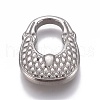 Non-Tarnish 304 Stainless Steel Pendants STAS-E474-29-1