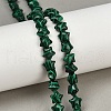 Synthetic Malachite Beads Strands G-Z080-A15-8mm-1