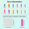 ABS Plastic Full Cover Press On False Nails DIY-CJC0006-14-2