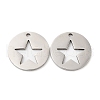 Non-Tarnish 201 Stainless Steel Pendants STAS-A084-08P-1