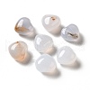 Mother's Day Gifts Natural Blue Chalcedony Heart Love Stone G-A209-04B-1