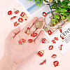   24Pcs 12 Styles Alloy Enamel Pendants FIND-PH0010-76-3