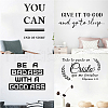 PVC Quotes Wall Sticker DIY-WH0200-088-6