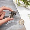 Outdoor EDC Tool Brass Parachute Rope European Beads KK-WH0081-45AB-3