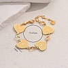 Religion Stainless Steel Link Bracelets for Women ZC8360-4-2