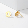 Stainless Steel Flower Stud Earrings DW6550-6