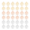 Unicraftale 30Pcs 3 Colors Brass Pendants KK-UN0001-62-1
