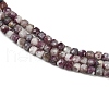Natural Plum Bblossom Tourmaline Beads Strands G-RM2025-D49-4x4mm-4