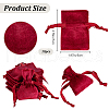 Beebeecraft 10Pcs Velvet Storage Bags TP-BBC0001-12A-01-2
