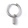 Non-Tarnish 304 Stainless Steel Hoop Earrings STAS-B030-03C-1