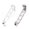 304 Stainless Steel Brooch Pin Back Bar Findings STAS-M283-04P-2