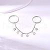 Brass Pave Cubic Zirconia Finger Rings for Women JM9814-1-1