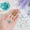 HOBBIESAY 2 Strands Natural Amazonite Round Beads Strands G-HY0001-22-3