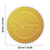 Self Adhesive Gold Foil Embossed Stickers DIY-WH0211-373-2