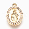Brass Pendants KK-P150-09G-04-1