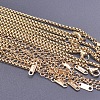 2.5mm Unisex 304 Stainless Steel Box Chains Necklaces CY6763-2-1