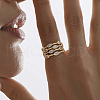 925 Sterling Silver Micro Pave Cubic Zirconia Stackable Finger Rings for Women SC5406-4-2