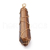 Natural Mixed Gemstone Pendants PALLOY-JF00615-2