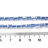 Electroplate Transparent Glass Beads Strands Pearl Luster Plated EGLA-H106-01A-PL07-4