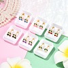 Cherry Ear Fake Plugs EJEW-H105-37G-2