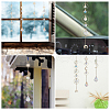 CHGCRAFT 3Pcs 3 Styles Electroplate Glass Window Hanging Suncatchers HJEW-CA0001-63-7