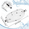 Nylon Fascinator Mesh Face Veil OHAR-WH0034-09A-01-2