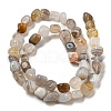 Natural Botswana Agate Beads Strands G-D081-A10-01-3