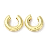 Rack Plating Brass Cuff Earrings for Women EJEW-F315-01G-1