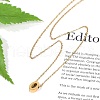 Ion Plating(IP) 304 Stainless Steel Pendant Necklaces NJEW-R050-01G-15-2