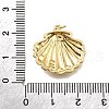 Brass ABS Plastic Pearl Pendants KK-V011-59G-3