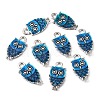 Alloy Enamel Pendants ENAM-C1406-4-3