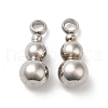 Non-Tarnish 201 Stainless Steel Pendants STAS-Q216-02A-P-2