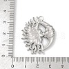 304 Stainless Steel Pendants STAS-D366-01B-P-3