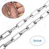 304 Stainless Steel Paperclip Chains CHS-YS0001-02P-6