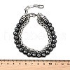 Natural Gemstone Round Beads Multi-strand Bracelets BJEW-D330-02P-5