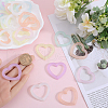 SOFPLATE 50Pcs Luminous Acrylic Bead Frame OACR-SP0001-09-3