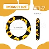 5Pcs Ring Food Grade Eco-Friendly Silicone Focal Beads JX893N-2
